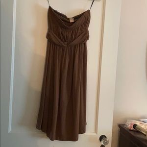 Strapless Cotton Dress